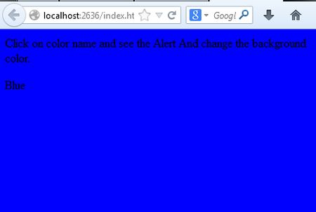 Change BAckground Color